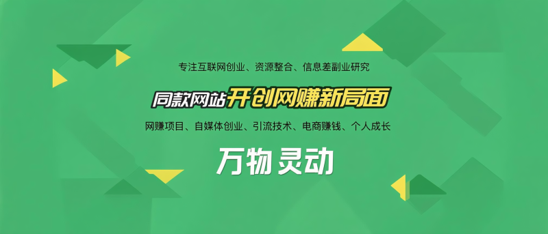 搭建同款网站，日入2000+AI视频项目-副业赚钱-互联网创业万物灵动